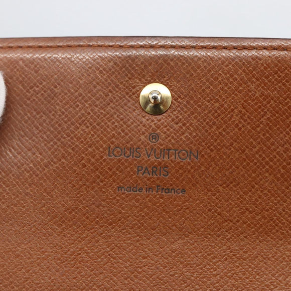 LOUIS VUITTON Monogram Porte Monnaie Bier Cartes Crdit M61652 LV Auth 166845