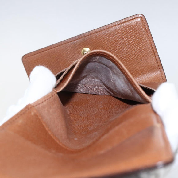 LOUIS VUITTON Monogram Porte Monnaie Bier Cartes Crdit M61652 LV Auth 166845