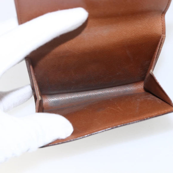 LOUIS VUITTON Monogram Porte Monnaie Bier Cartes Crdit M61652 LV Auth 166845