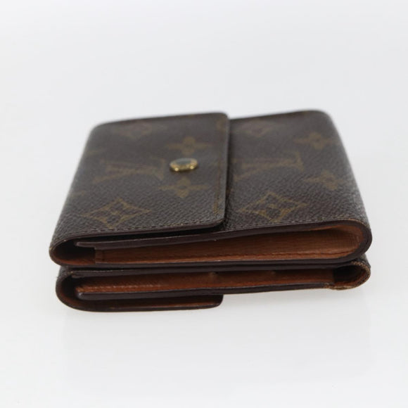 LOUIS VUITTON Monogram Porte Monnaie Bier Cartes Crdit M61652 LV Auth 166845