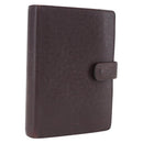 LOUIS VUITTON Taiga Agenda MM Day Planner Cover Acajou R20416 LV Auth 166846-1