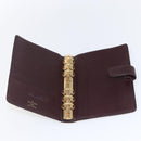 LOUIS VUITTON Taiga Agenda MM Day Planner Cover Acajou R20416 LV Auth 166846-8