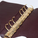 LOUIS VUITTON Taiga Agenda MM Day Planner Cover Acajou R20416 LV Auth 166846-9