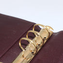 LOUIS VUITTON Taiga Agenda MM Day Planner Cover Acajou R20416 LV Auth 166846-10