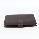 LOUIS VUITTON Taiga Agenda MM Day Planner Cover Acajou R20416 LV Auth 166846-3