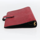 LOUIS VUITTON Epi Agenda MM Day Planner Cover Red R20047 LV Auth 166847-5