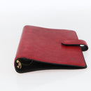 LOUIS VUITTON Epi Agenda MM Day Planner Cover Red R20047 LV Auth 166847-6