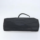 Salvatore Ferragamo Gancini Hand Bag Nylon 2way Black Silver Auth 166849-11