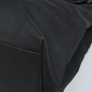Salvatore Ferragamo Gancini Hand Bag Nylon 2way Black Silver Auth 166849-12