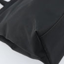 Salvatore Ferragamo Gancini Hand Bag Nylon 2way Black Silver Auth 166849-15