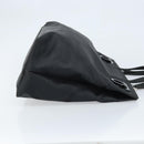 Salvatore Ferragamo Gancini Hand Bag Nylon 2way Black Silver Auth 166849-4