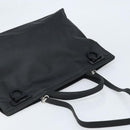 Salvatore Ferragamo Gancini Hand Bag Nylon 2way Black Silver Auth 166849-6
