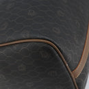Christian Dior Honingraat Canvas Handtas PVC Zwart Goud Authentic 166851-14