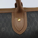 Christian Dior Honingraat Canvas Handtas PVC Zwart Goud Authentic 166851-10