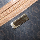 Christian Dior Honingraat Canvas Handtas PVC Zwart Goud Authentic 166851-18