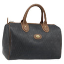Christian Dior Honingraat Canvas Handtas PVC Zwart Goud Authentic 166851-1