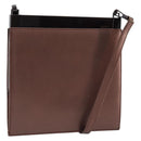 GUCCI Shoulder Bag Leather Metallic brown 004 0406 0498 Auth 166852-1
