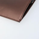 GUCCI Shoulder Bag Leather Metallic brown 004 0406 0498 Auth 166852-9