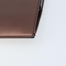 GUCCI Shoulder Bag Leather Metallic brown 004 0406 0498 Auth 166852-15