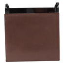 GUCCI Shoulder Bag Leather Metallic brown 004 0406 0498 Auth 166852-13