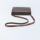 GUCCI Shoulder Bag Leather Metallic brown 004 0406 0498 Auth 166852-7