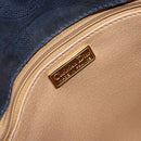 Christian Dior Shoulder Bag PVC Black Gold Auth 166855-15