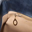 Christian Dior Shoulder Bag PVC Black Gold Auth 166855-20