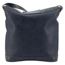 Christian Dior Shoulder Bag PVC Black Gold Auth 166855-3
