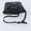 Christian Dior Shoulder Bag PVC Black Gold Auth 166855-7