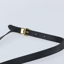 Christian Dior Shoulder Bag PVC Black Gold Auth 166855-8
