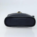 Christian Dior Shoulder Bag PVC Black Gold Auth 166855-9
