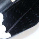 SAINT LAURENT Hand Bag Leather Black Gold Auth 166857-22
