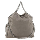 Stella MacCartney Chain Falabella Bag polyester 2way Gray 234387 Auth 166859-1