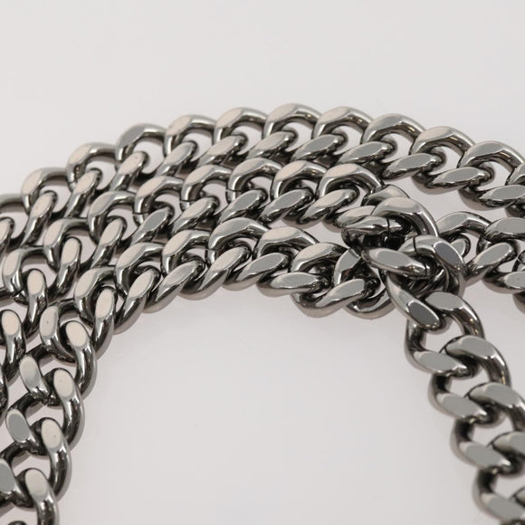 Stella MacCartney Chain Falabella Bag polyester 2way Gray 234387 Auth 166859