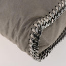 Stella MacCartney Chain Falabella Bag polyester 2way Gray 234387 Auth 166859-12