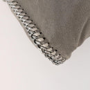 Stella MacCartney Chain Falabella Bag polyester 2way Gray 234387 Auth 166859-13