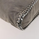 Stella MacCartney Chain Falabella Bag polyester 2way Gray 234387 Auth 166859-14