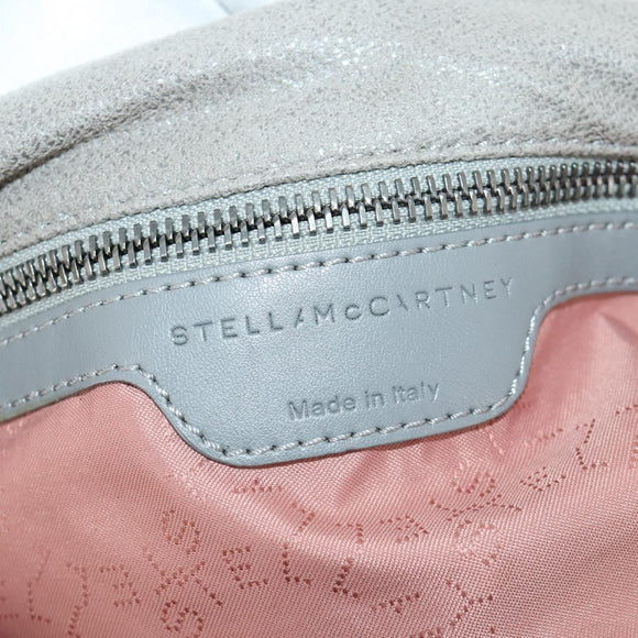 Stella MacCartney Chain Falabella Bag polyester 2way Gray 234387 Auth 166859