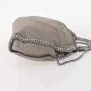 Stella MacCartney Chain Falabella Bag polyester 2way Gray 234387 Auth 166859-4