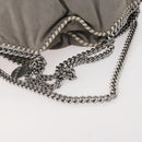 Stella MacCartney Chain Falabella Bag polyester 2way Gray 234387 Auth 166859-7