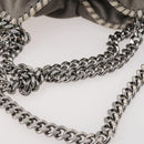 Stella MacCartney Chain Falabella Bag polyester 2way Gray 234387 Auth 166859-9