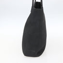 PRADA Hand Bag Suede Black Silver Auth 166861-4