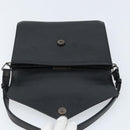SAINT LAURENT Hand Bag Leather Black Auth 166862-10