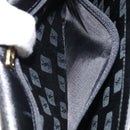 SAINT LAURENT Hand Bag Leather Black Auth 166862-20