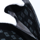 SAINT LAURENT Hand Bag Leather Black Auth 166862-22