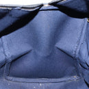 CELINE C Sulky Boston Bag Canvas Navy Auth 166863-19