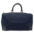 CELINE C Sulky Boston Bag Canvas Navy Auth 166863-13