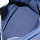 CELINE C Sulky Boston Bag Canvas Navy Auth 166863-21