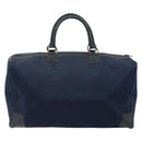 CELINE C Sulky Boston Bag Canvas Navy Auth 166863-2