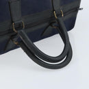 CELINE C Sulky Boston Bag Canvas Navy Auth 166863-7